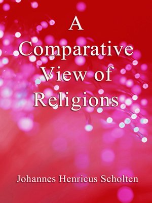 cover image of A Comparative View of Religions